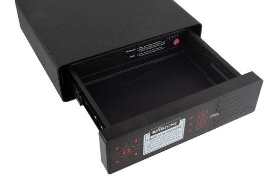 Hornady Rapid Night Guard RFID handgun safe, open